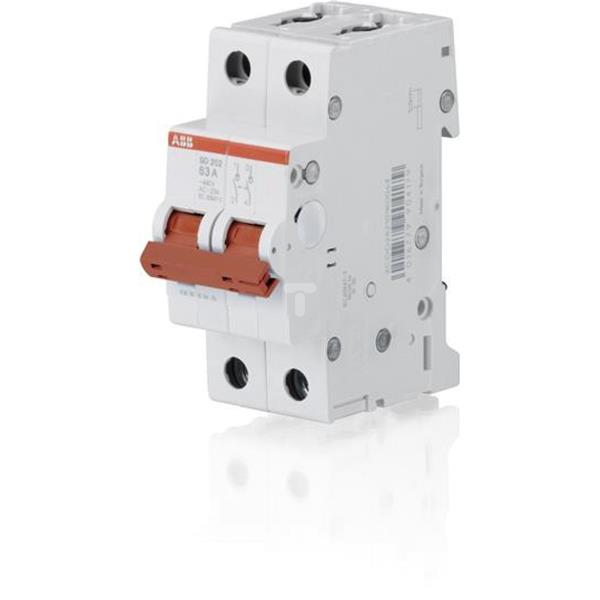 Rozłącznik modułowy 16A 2P SD202/16 2CDD282101R0016