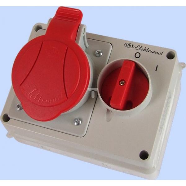 Zestaw instalacyjny z blokadą 0-I 16A 5P IP44 E 16-18N 940017