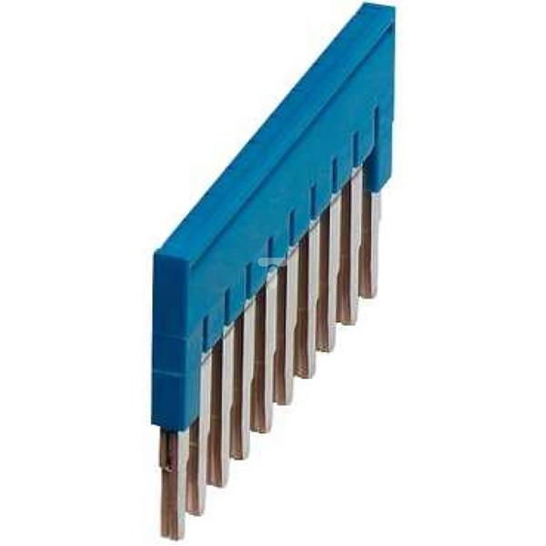 Mostek grzebieniowy 10-torowy 2,5mm2 niebieski NSYTRAL210BL