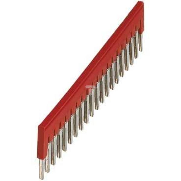 Mostek grzebieniowy 20-torowy 4mm2 czerwony NSYTRAL420