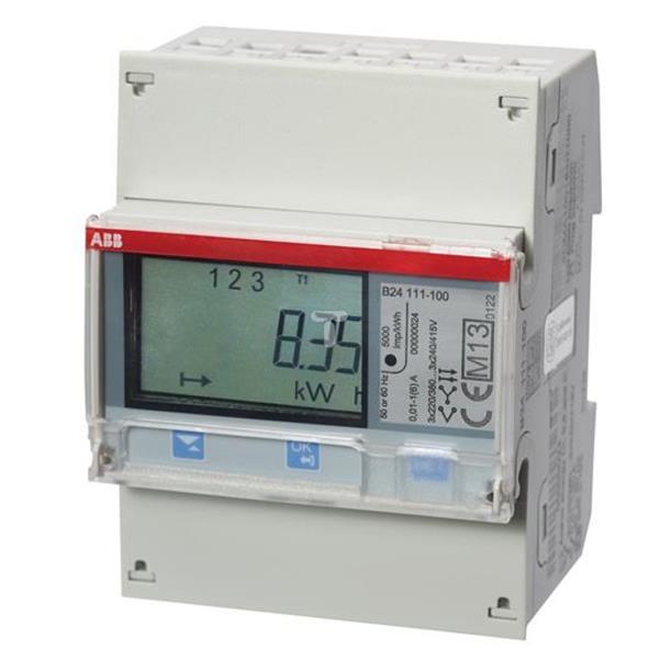 Licznik energii elektrycznej 3-fazowy 6A 380-415V 60Hz B24 111-100 2CMA100177R1000