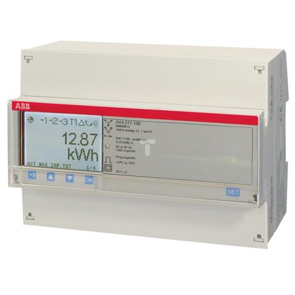 Licznik energii elektrycznej 3-fazowy 6A 57-288V 60Hz A44 211-100 2CMA100013R1000