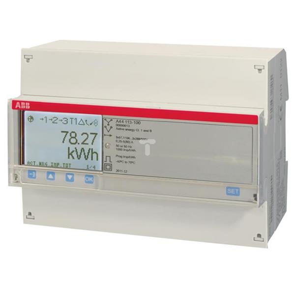 Licznik energii elektrycznej 3-fazowy 6A 100-500V 60Hz M-Bus A44 113-100 2CMA100249R1000