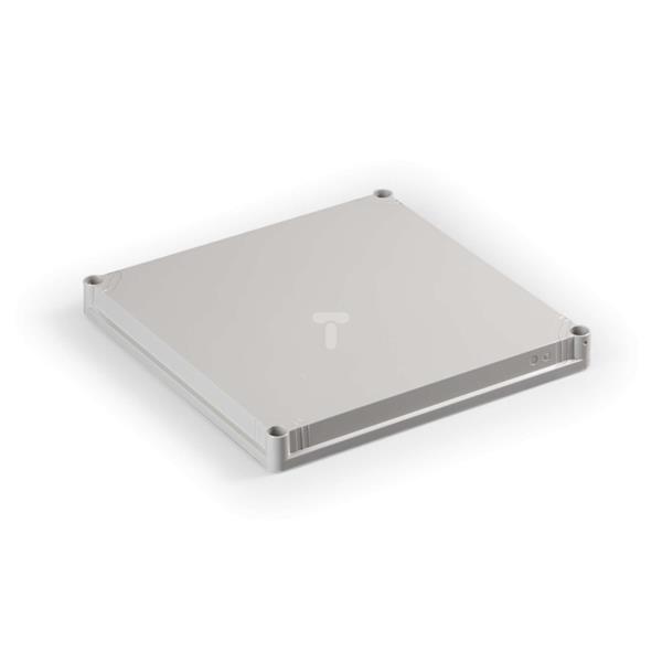 Pokrywa szara Cubo O 400x400x30mm z uszczelką ABS OABG404003L