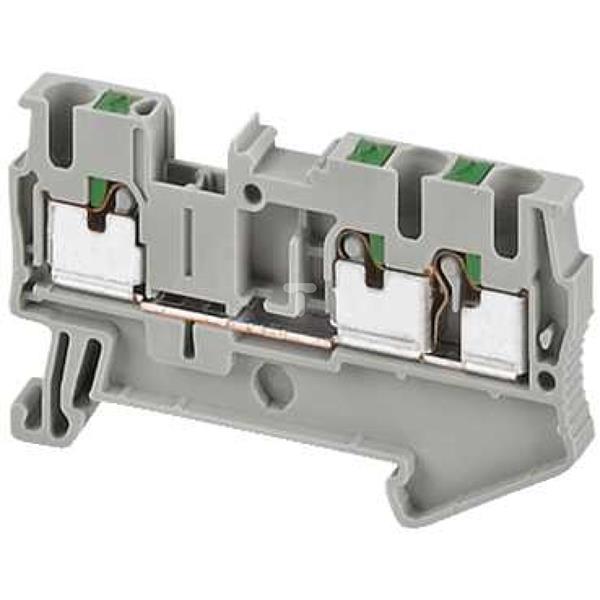 Złączka szynowa 3-przewodowa 2,5mm2 szara, samozaciskowa ATEX NSYTRP23