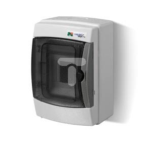 Rozdzielnica modułowa hermetyczna GALANT PLUS RN 1/4 drzwi transparentne (N+PE) IP65 1601-01