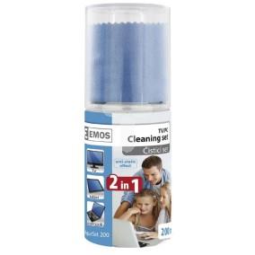 Zestaw czyszczący TV/PC 200ml+ściereczka KC0301