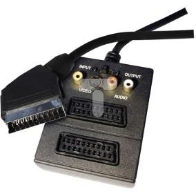 Przewód adapter SCART - 2SCART+3RCA+SVHS 0,5m SD2200