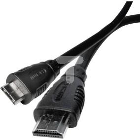 Kabel miniHDMI - HDMI High Speed with Ethernet 1,5m SD1101