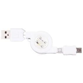 Przewód zwijany USB 2.0 HighSpeed USB - micro USB 0,8m SM7040