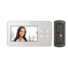 Zestaw wideodomofonowy LCD 3,5cala + kamera biały H1134