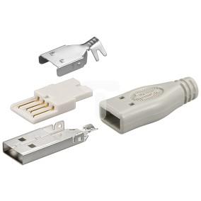 Wtyczka naprawcza USB-A /do zlutowania/ 12025