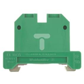 Złączka szynowa ochronna PE 2-przewodowa 10mm2 żółto-zielona EK 10/35 0661360000