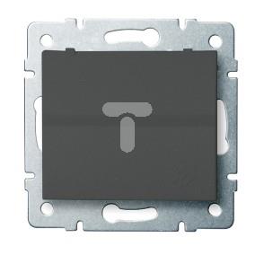 LOGI Gniazdo francuskie IP44 śrubowy Grafit 16A 250V 021560141 25265