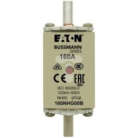 Wkładka NH FUSE 160A 500V GL/GG SIZE 00 DUAL IN 160NHG00B