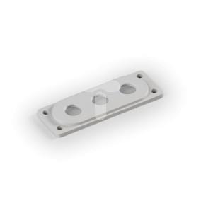 Pokrywa boczna Cubo O 137x48mm rozmiar F1 3xM20 bez uszczelki PC/ABS F1165