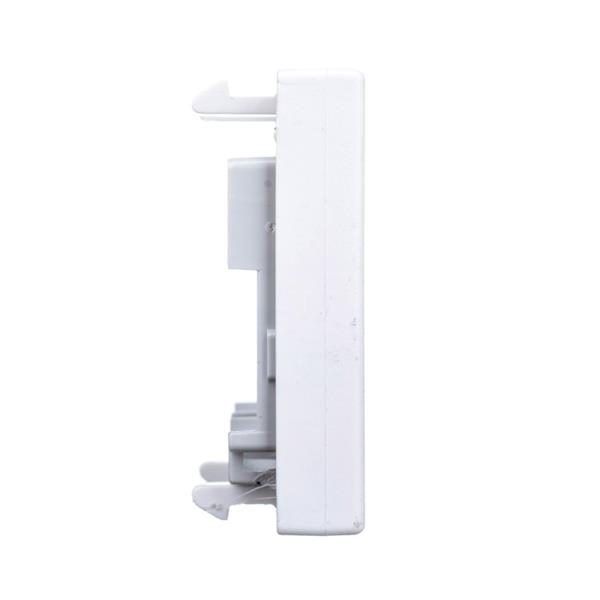 Simon Connect Płytka K45 gniazda teleinformatycznego pojedynczego RJ płaska czysta biel K076/9 TSC-K076-9