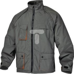 Bluza MACH 2 z poliestru Oxford powlekanego PU ocieplana odpinane rękawy kolor szaro-pomarańczowy rozmiar S CORP NORTHGRPT