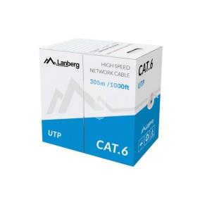 Kabel teleinformatyczny U/UTP kat.6 4x2xAWG23 PCV CCA LCU6-10CC-0305-S /305m/