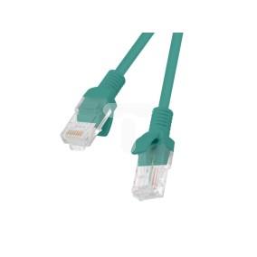 Kabel krosowy patchcord U/UTP kat.5e 0,25m zielony PCU5-10CC-0025-G