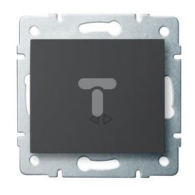 LOGI Łącznik krzyżowy śrubowy 10AX 250V grafit 021070141 25252