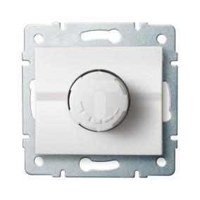 LOGI Ściemniacz obrotowy 500W z filtrem śrubowy 10AX 250V biały 021160102 25082