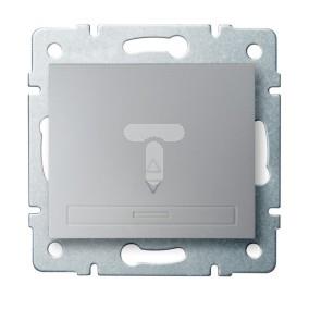 DOMO Łącznik schodowy szybkozłączka 10AX 250V srebrny 011050243 24836