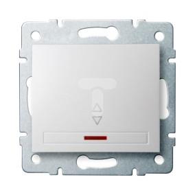DOMO Łącznik schodowy z LED szybkozłączka 10AX 250V biały 011140202 24726