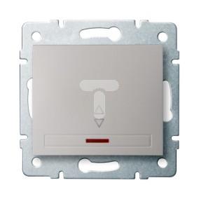 DOMO Łącznik schodowy z LED szybkozłączka 10AX 250V perłowy biały 011140230 24963