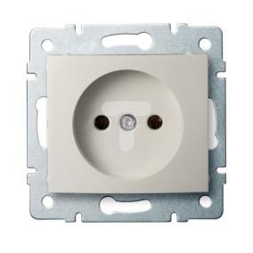 DOMO Gniazdo pojedyncze śrubowe 16A 250V kremowy 011210103 24789