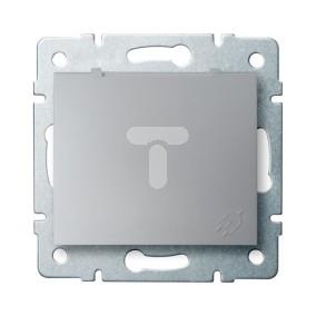 DOMO Gniazdo francuskie IP44 śrubowe 16A 250V srebrny 011560143 24851