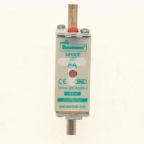 Wkładka bezpiecznikowa NH000 6A aM 690V 6NHM000B-690