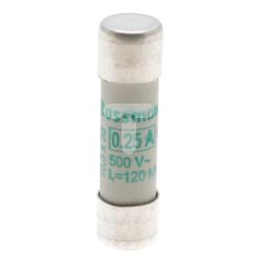 Wwkładka bezpiecznikowa cylindryczna 10x38mm 0,25A aM 500V C10M0-25