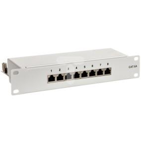 Patch panel 10 cali STP kat.6A 8 portowy 93798