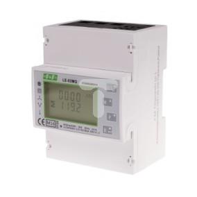 Licznik zużycia energii elektrycznej 1-faz / 3-faz dwukierunkowy z analizą parametrów sieci LE-03MQ