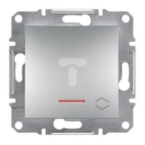 ASFORA Łącznik schod. z podśw. (śrub.) bez ramki aluminium EPH1500361