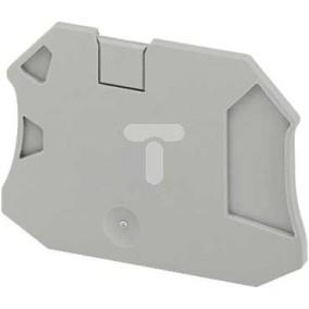 Ścianka końcowa 2,2mm, zacisk śrubowy 4mm2, szara NSYTRAC23
