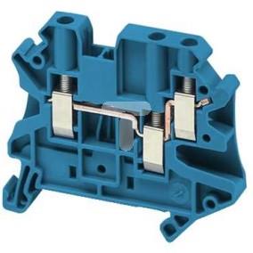 Złączka szynowa 3-przewodowa 4mm2 niebieska ATEX NSYTRV43BL