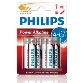 Bateria alkaliczna LR03 / AAA 1,5V POWER ALKALINE LR03P6BP/10 /blister 6szt./