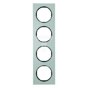 Berker R.3 Ramka poczwórna uniwersalna aluminiowa alu/czarny 10142284