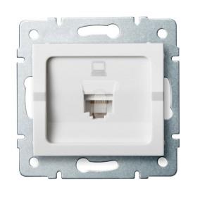 LOGI Gniazdo komputerowe pojedyncze (RJ45Cat 5e Jack) Biały 021390002 25108