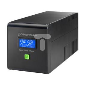 UPS POWERWALKER LINE-INTERACTIVE 750VA 4x230V PL, czysta sinusoida RJ11/45 IN/OUT, USB, LCD VI 750 PSW/FR