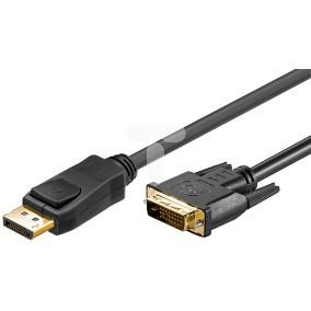 Kabel adapter DisplayPort 1.2 / DVI-D 3m czarny 51962