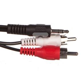 Przewód adapter Jack 3,5mm - 2x RCA 3m 50196