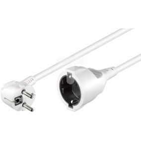 Kabel przedłużajacy (przedłużacz) 3m biały 1x230V H05VV-F3G1,5 93087