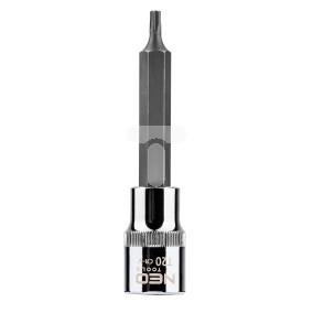 Końcówka Torx na nasadce 1/2cala T20 x 100 mm 08-760