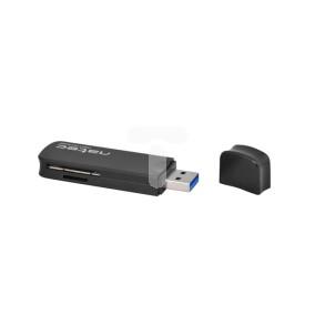 Czytnik kart NATEC MINI NATEC SCARAB SD/MICRO SD USB 3.0 BLACK NCZ-0789