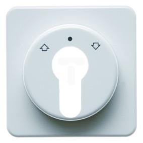Element centralny do łącznika żaluzjowego na klucz śnieżnobiały podtynkowe IP44 151819