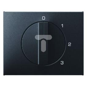 Element centralny z pokrętłem do łącznika 3-pozycyjnego z 0  antracyt mat lakierowany K.1 10877106