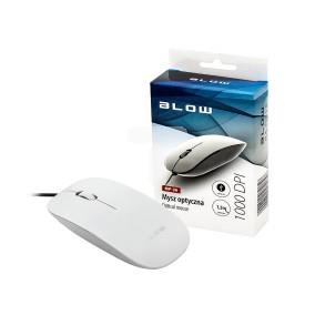 Mysz optyczna BLOW MP-30 USB biała 84-031#